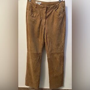 René Lezard 100% Genuine Suede Leather Pants – Made in Turkey – Size 40/S